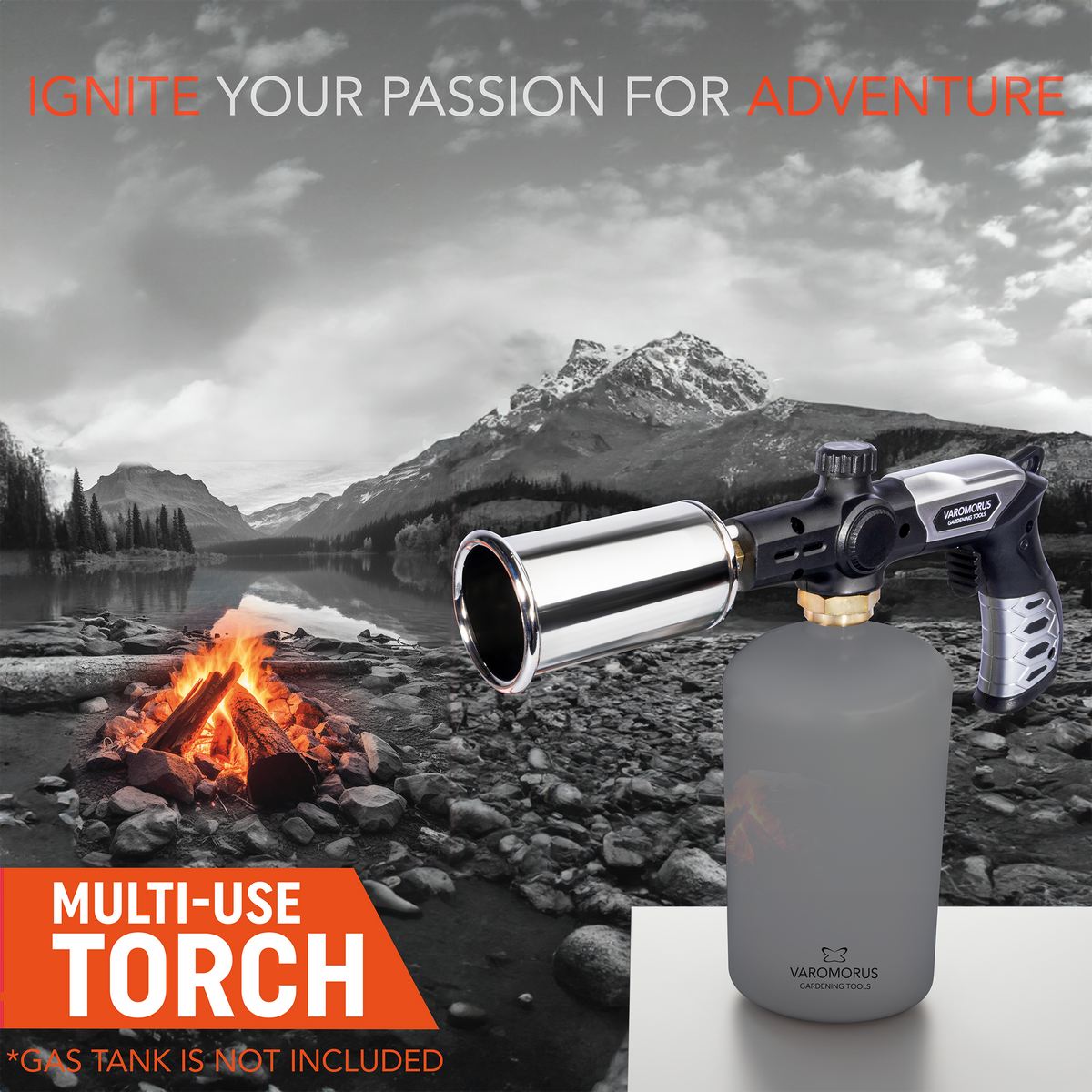 Powerful Cooking Propane Torch - Fire Gun Grill Gun, Charcoal Lighter  Campfire S