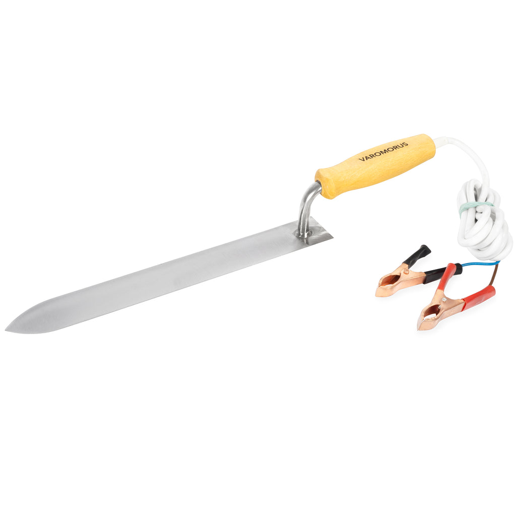 VAROMORUS 11” UNCAPPING HOT KNIFE 12 VOLT / 70 WATT