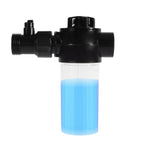 4 oz Fertilizer Injector Bottle with Valve and Hose Adapter