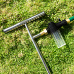 4 oz Fertilizer Injector Bottle with Valve and Hose Adapter