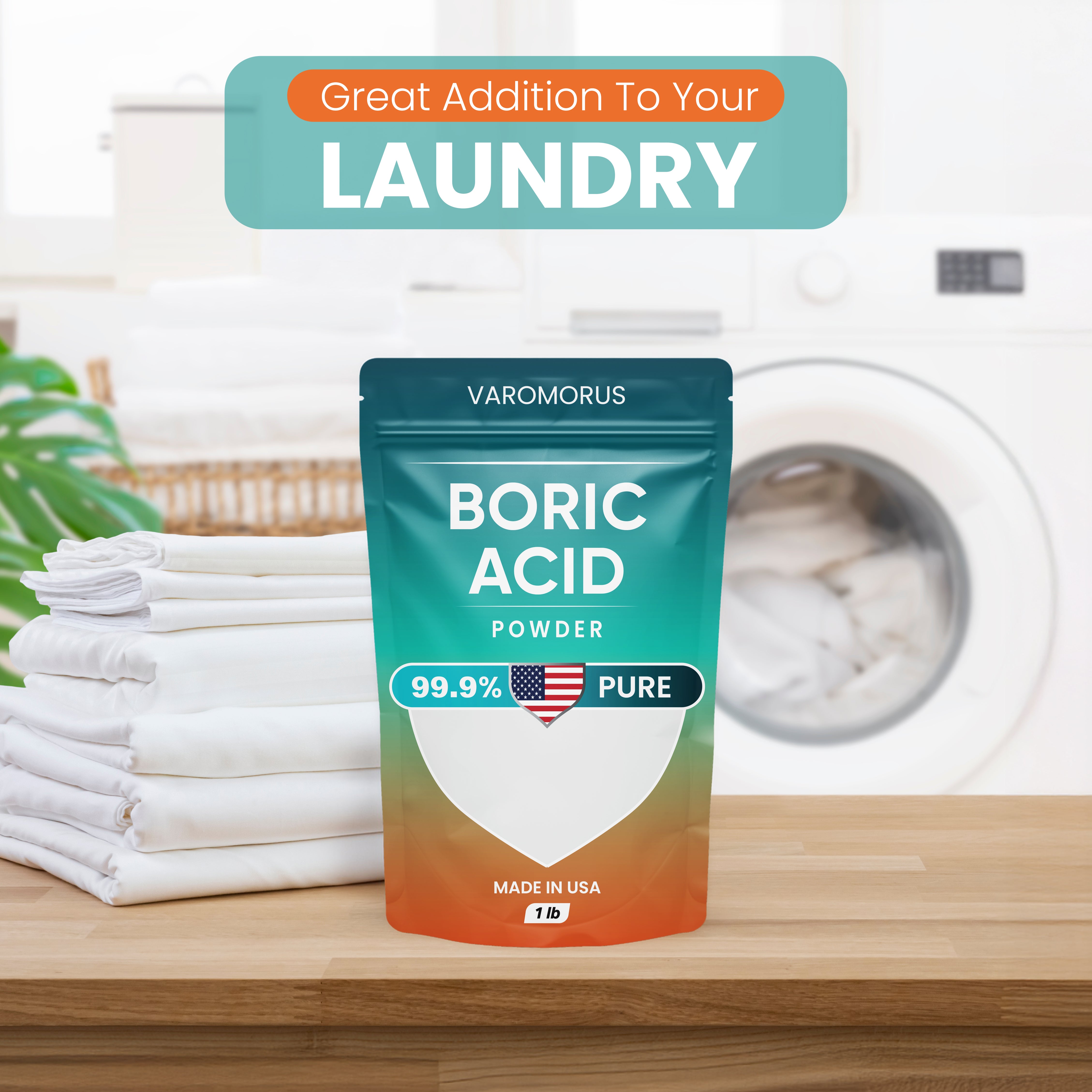 Boric Acid - 1 lbs - 99.9% - Pure Powder