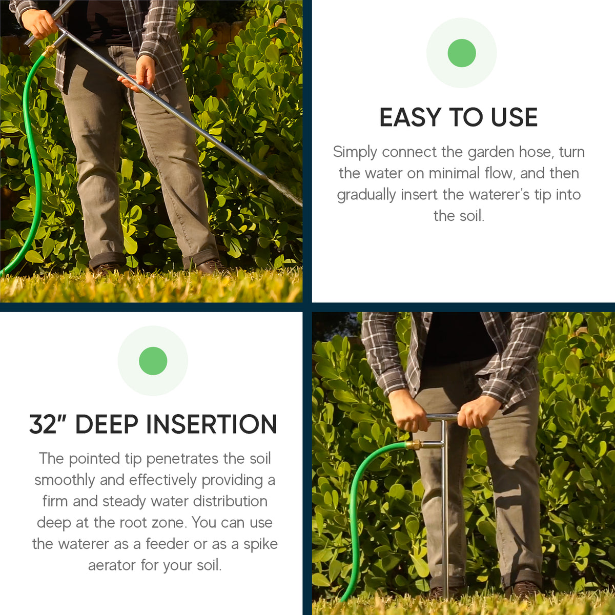 Varomorus Stainless Steel Tree Watering Irrigation Tool – Varomorus.com