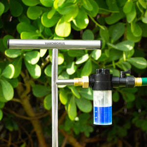 4 oz Fertilizer Injector Bottle with Valve and Hose Adapter