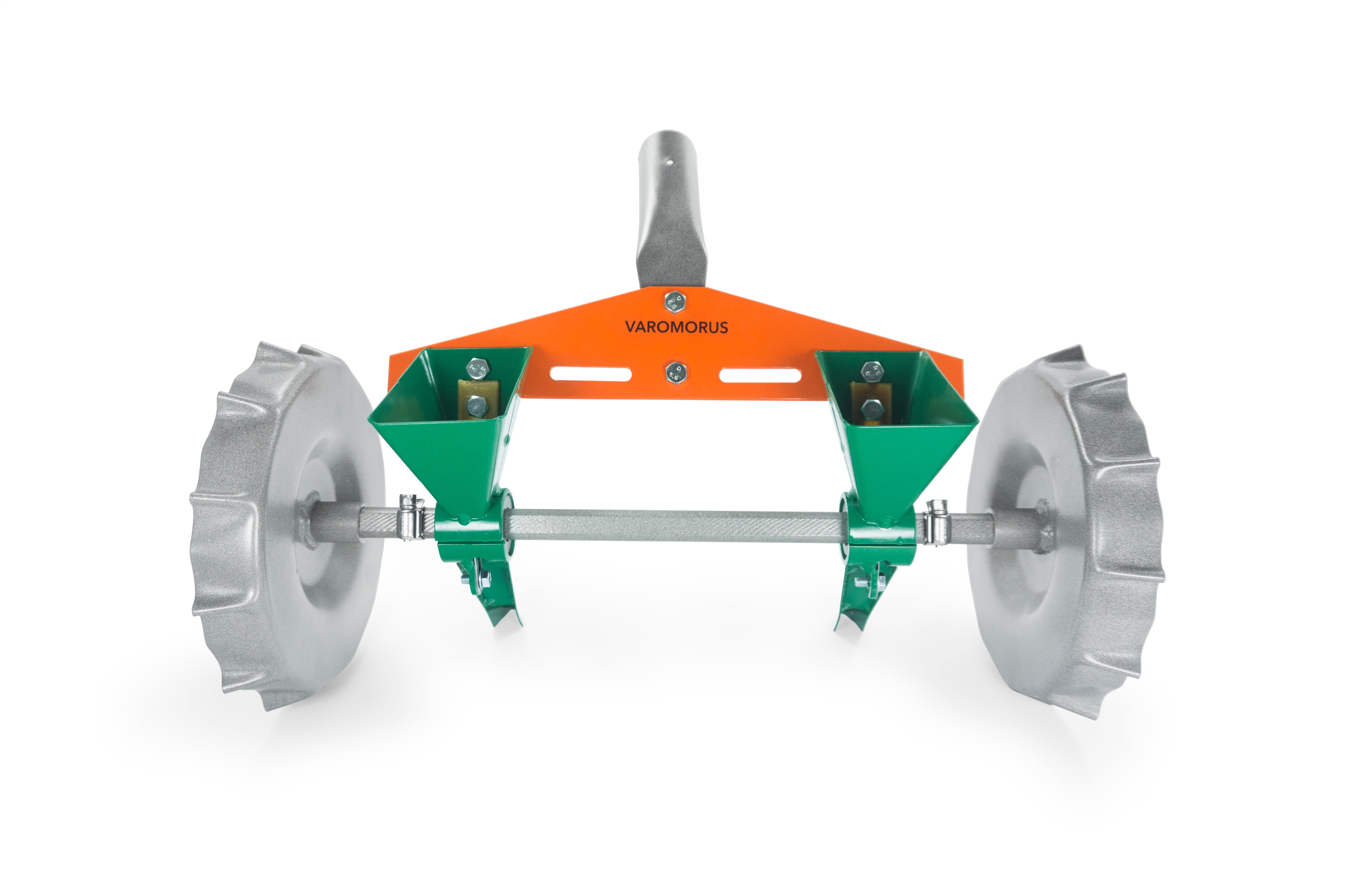 garden metal precision seeder Varomorus METAL PRECISION MANUAL SEEDER FOR VEGETABLES GREENS ONION RADISH BEET CARROTS (2-ROW)