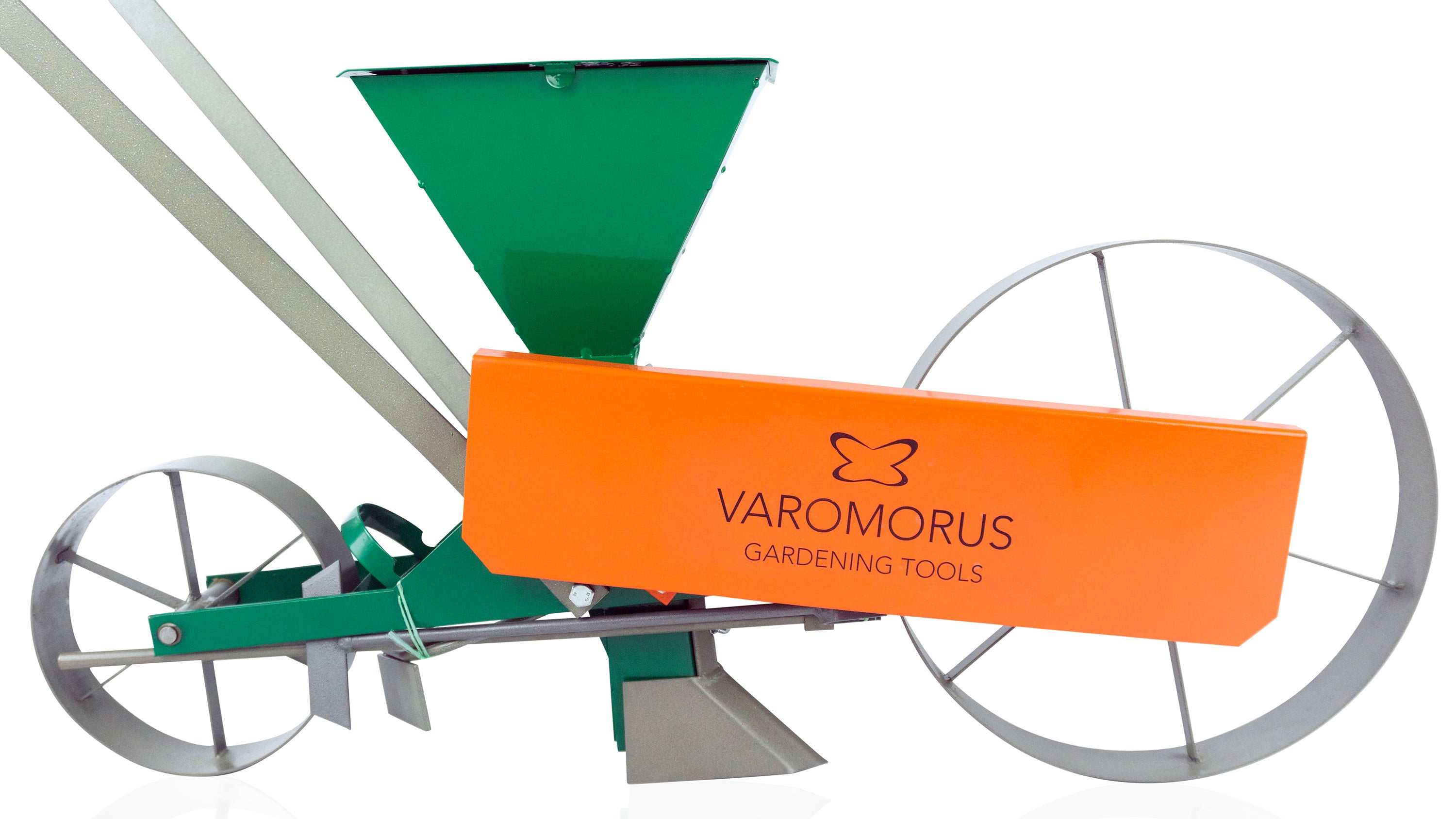 VAROMORUS SOR1/1 ONE ROW PUSH FORWARD HAND SEEDER WITH SET OF DRUMS