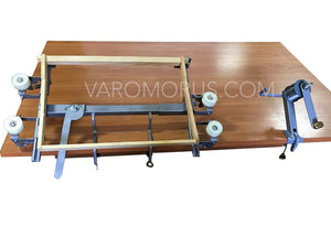 WIRE TENSIONER TABLE SYSTEM FOR BEEHIVE FRAMES